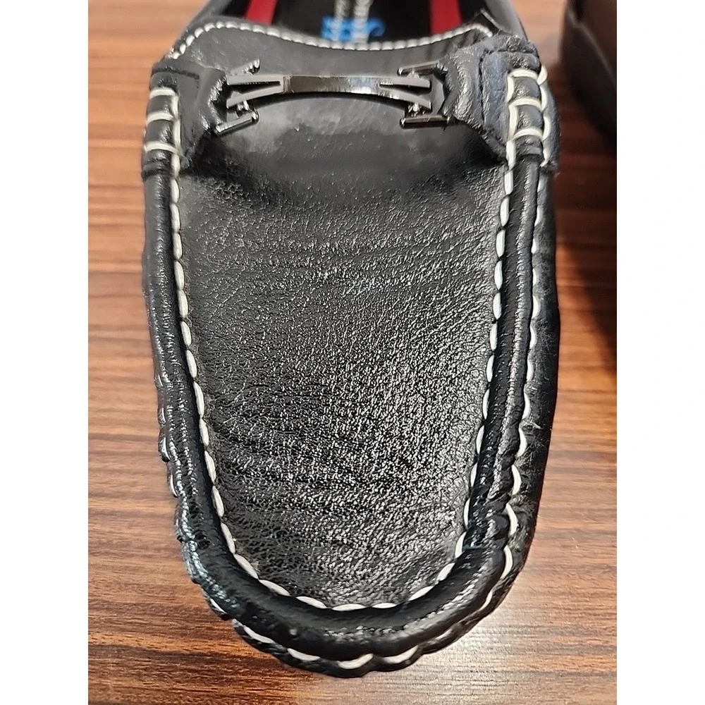 Steve Harvey Celebrity‎ Edition Aligo Shoes Sz 12 Black Dress Comfort Loafers